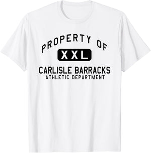 Property of Carlisle Barracks Athletic Department T-Shirt - T-Shirt | White
