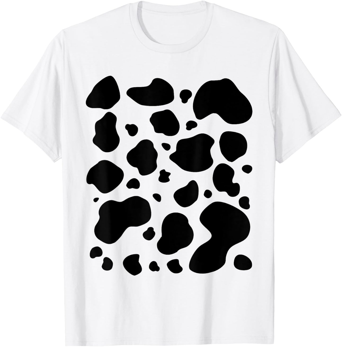 Cow Adult Kids Men Women Cow Costume Shirt T-Shirt - T-Shirt | White