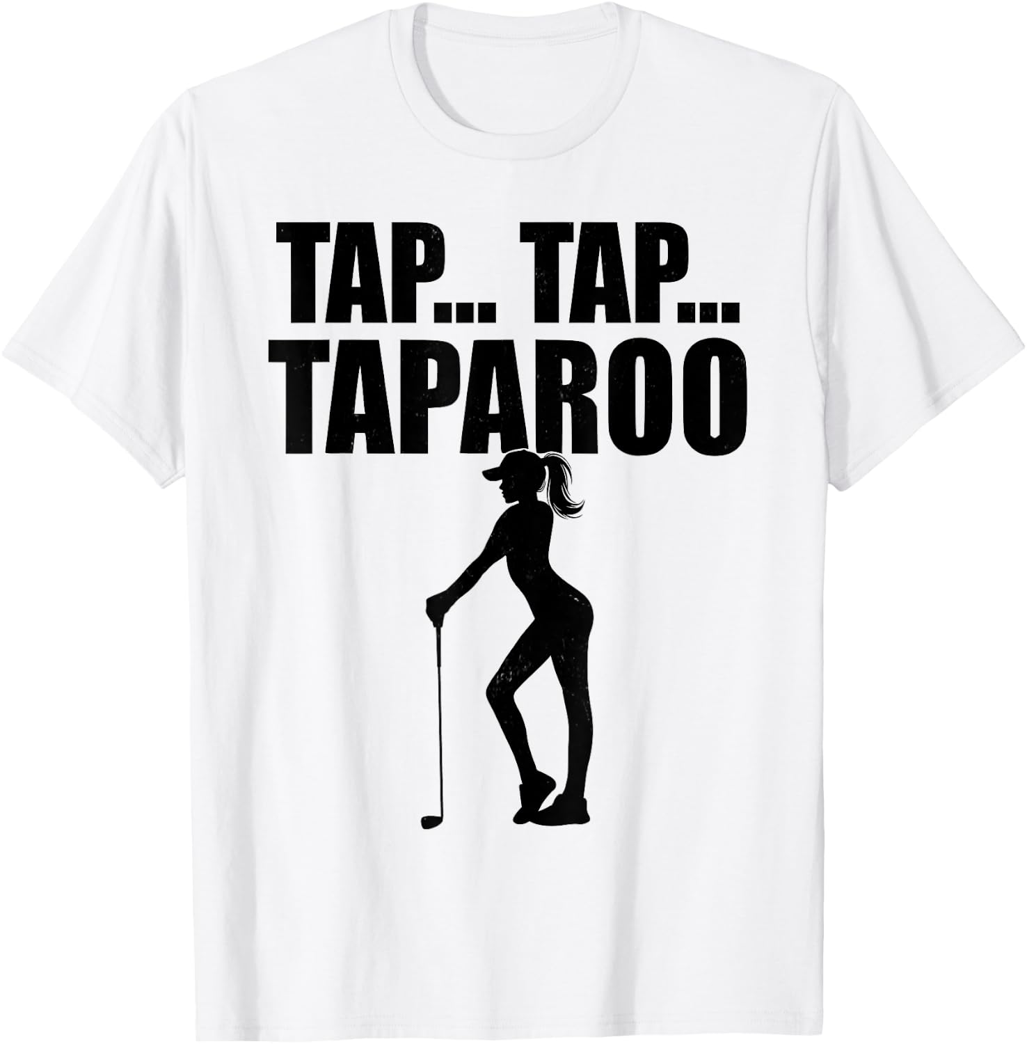 Tap... Tap... Taparoo Cute Golfer T-Shirt - T-Shirt | White