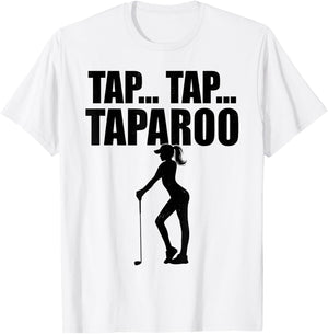 Tap... Tap... Taparoo Cute Golfer T-Shirt - T-Shirt | White