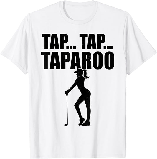 Tap... Tap... Taparoo Cute Golfer T-Shirt - T-Shirt | White
