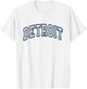 DETROIT - Throwback Design - Classic T-Shirt - T-Shirt | White