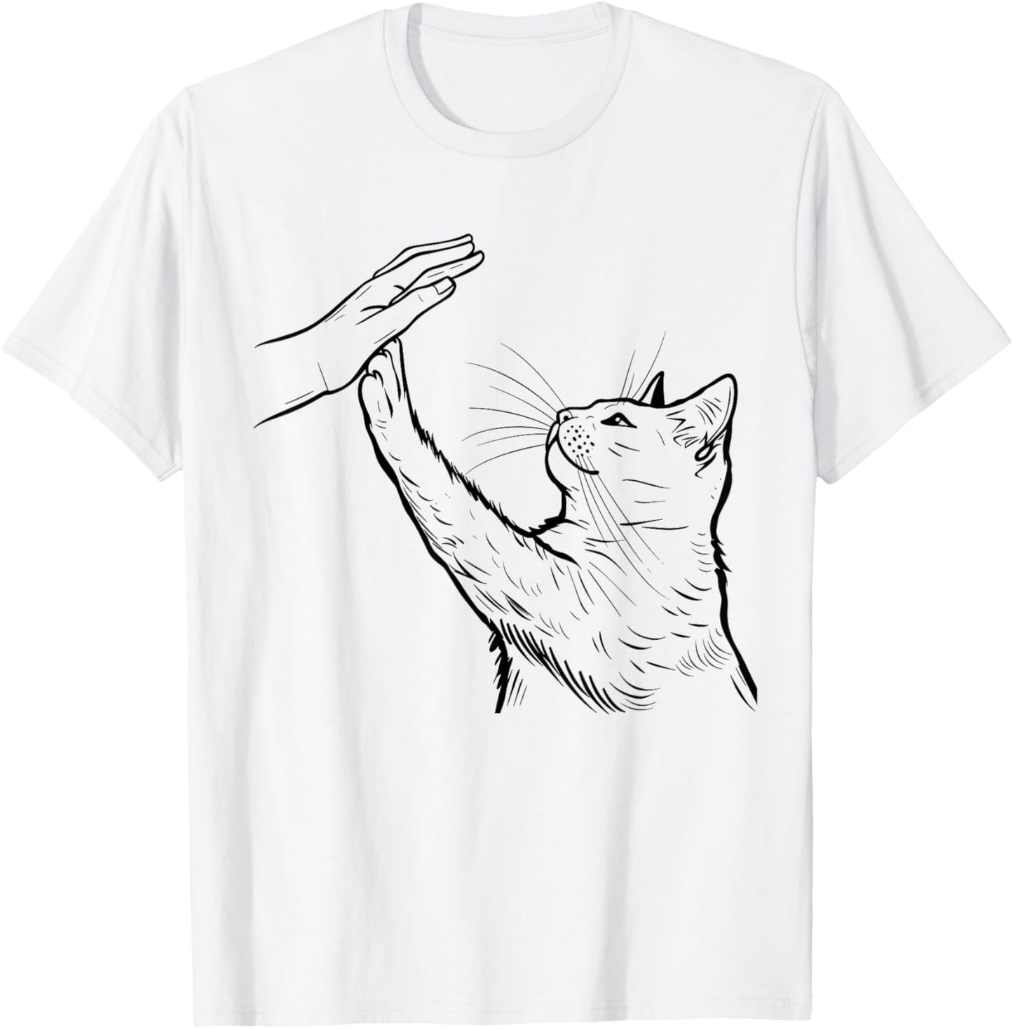 Funny Cat Dad Fathers Day Best Daddy Ever T-Shirt - T-Shirt | White