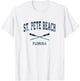 St. Pete Beach Florida Vintage Nautical Paddles Sports Oars T-Shirt - T-Shirt | White