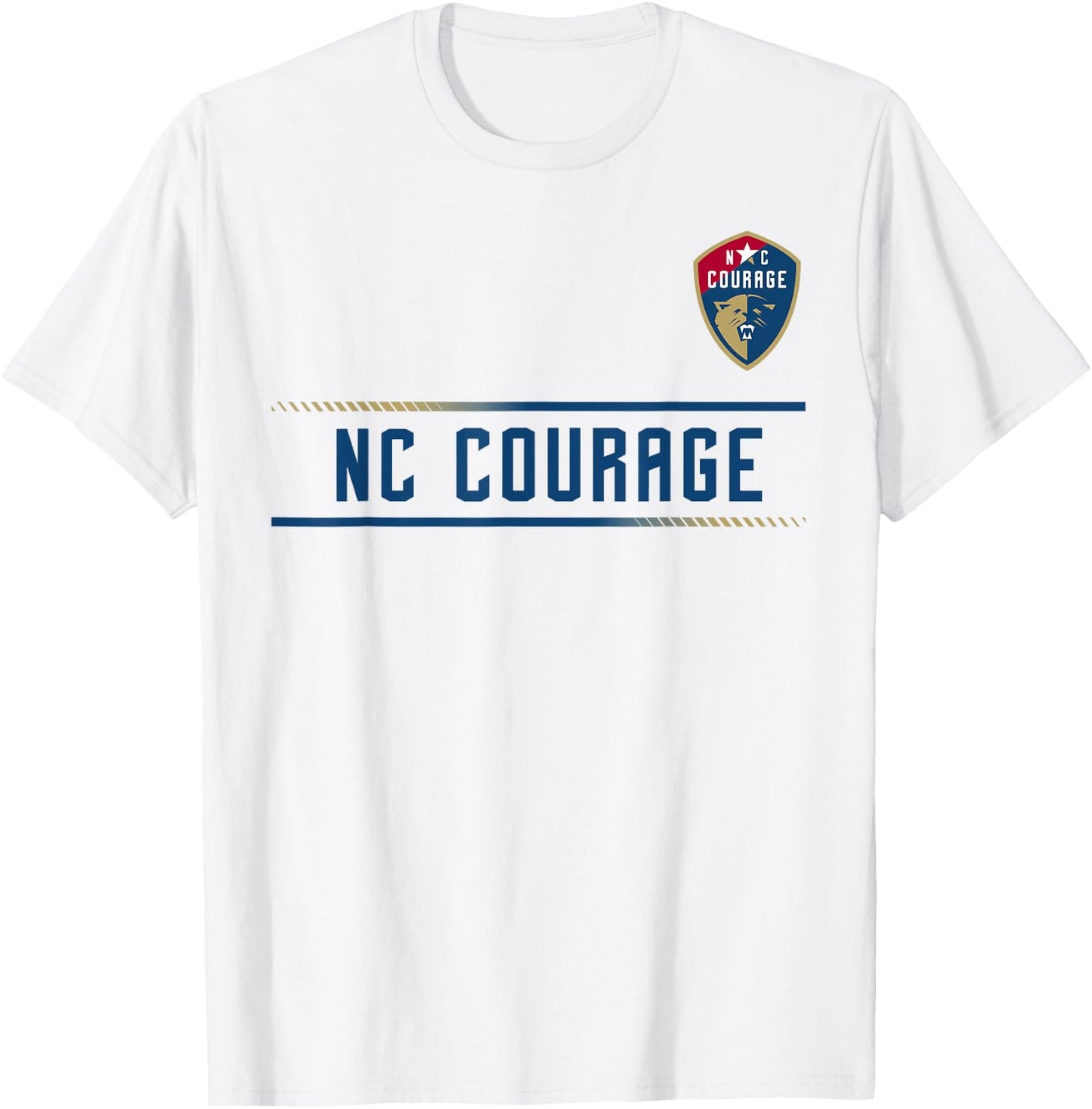 Officially Licensed North Carolina Courage NWSL Apparel T-Shirt - T-Shirt | White