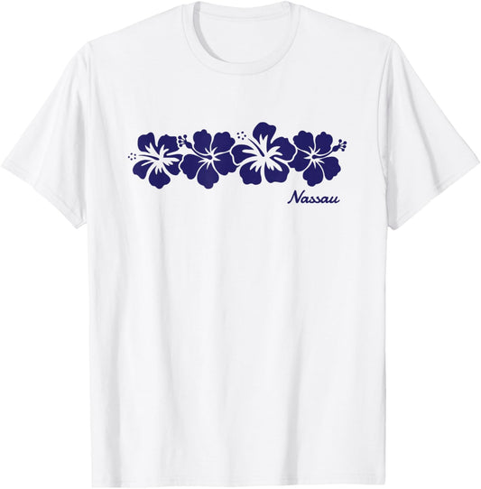 Nassau Bahamas Hibiscus Flower Boys Girls Toddler T-Shirt - T-Shirt | White