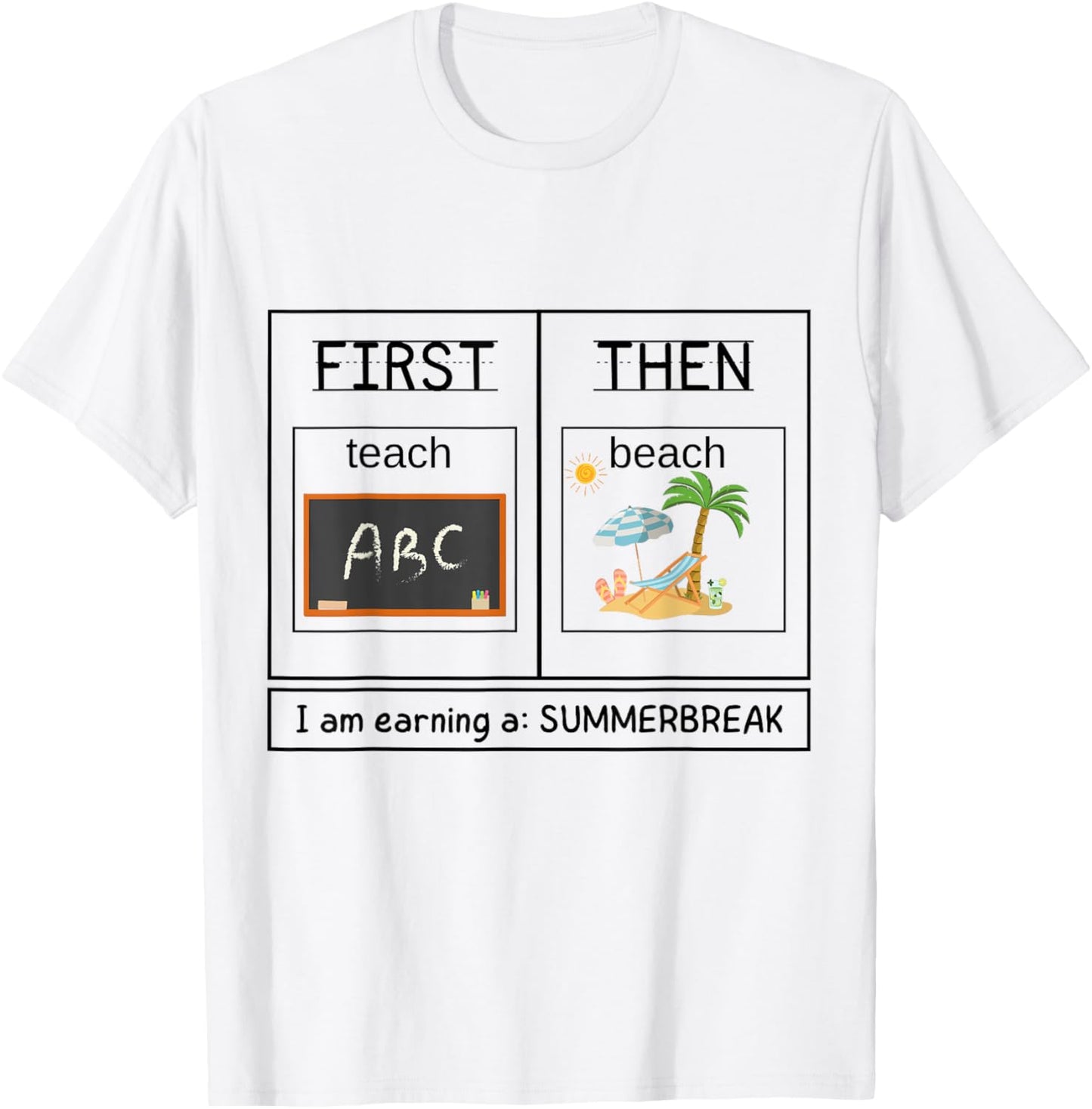 Special Education Teacher First Teach Then Beach Women T-Shirt - T-Shirt | White