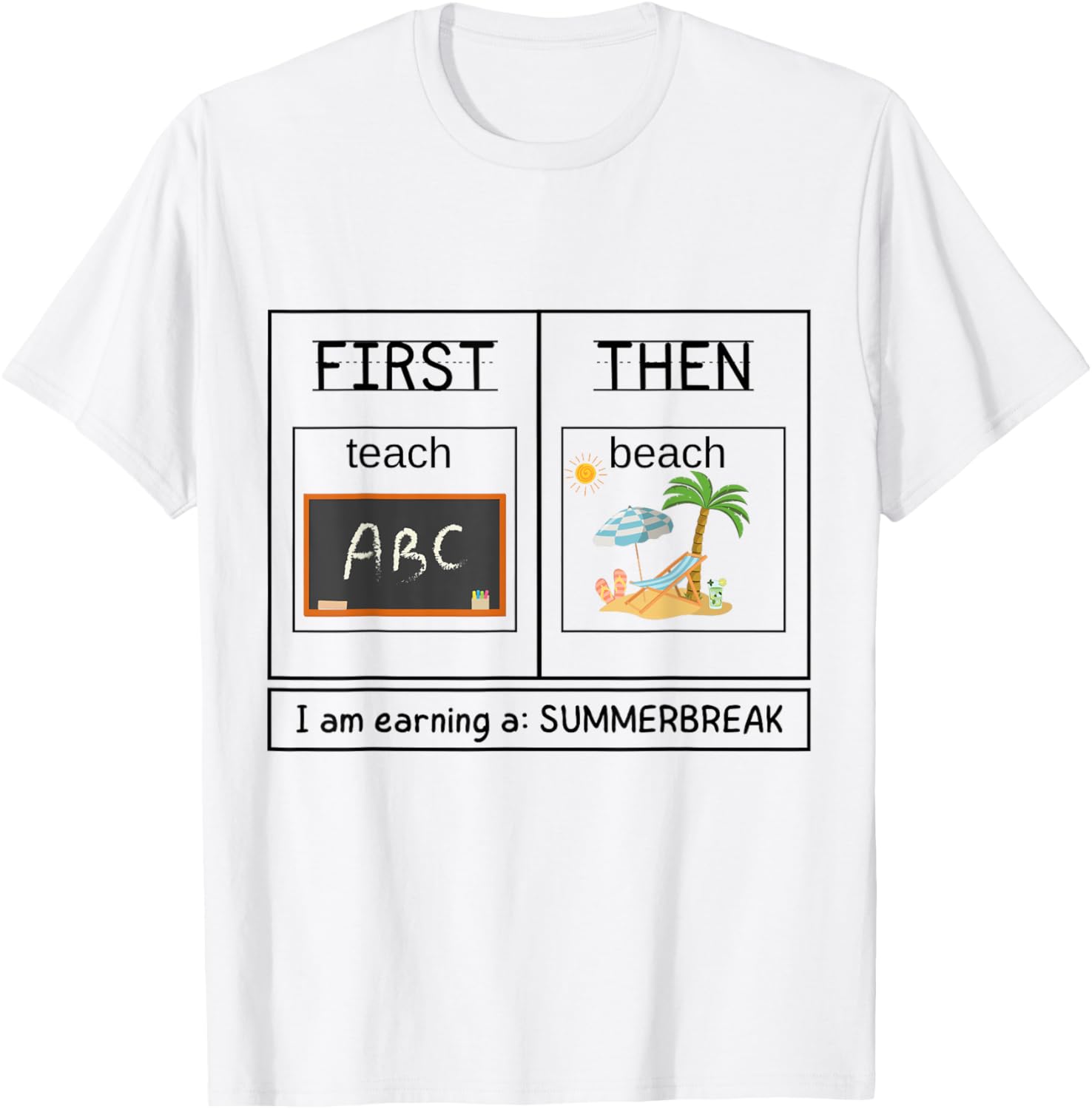 Special Education Teacher First Teach Then Beach Women T-Shirt - T-Shirt | White