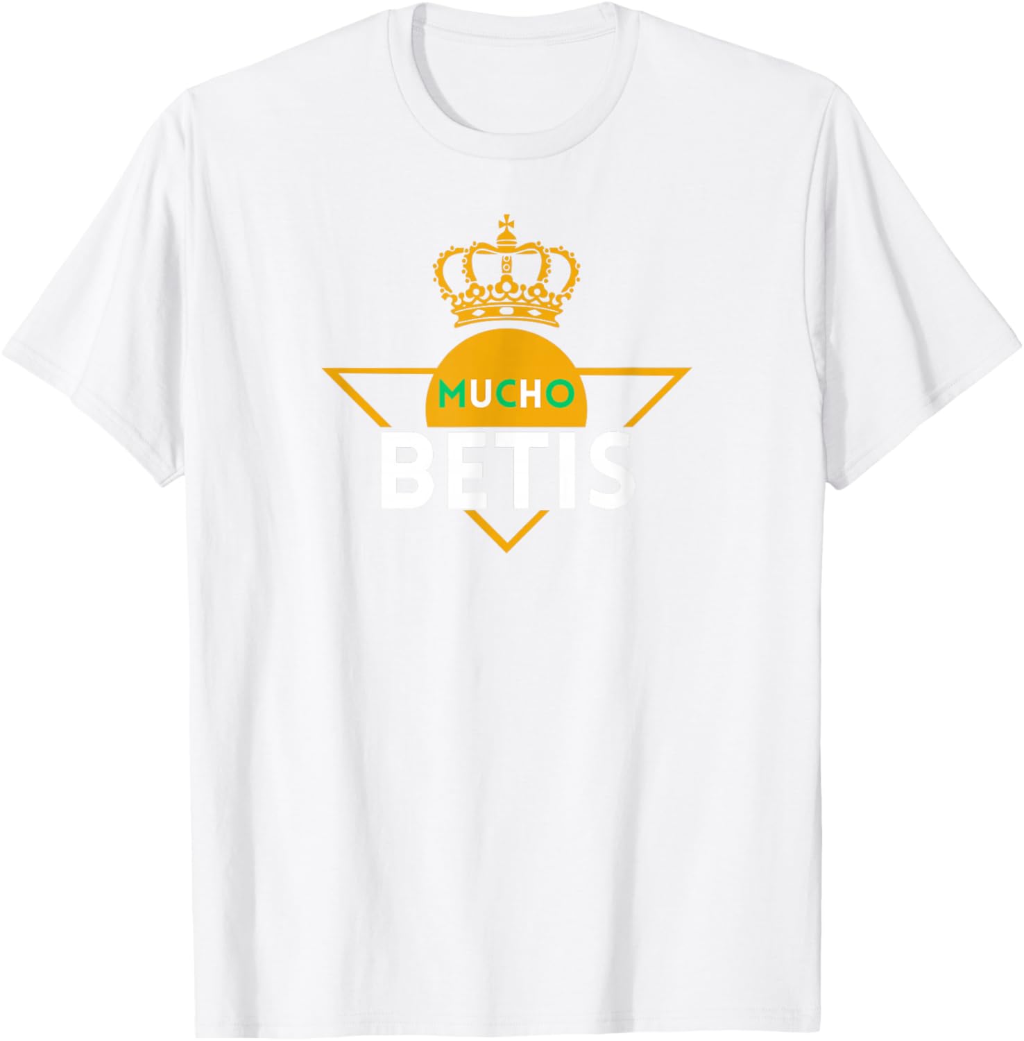 Mucho Betis - Real Fan Betis Balonpie - Hinchas Sevilla T-Shirt - T-Shirt | White