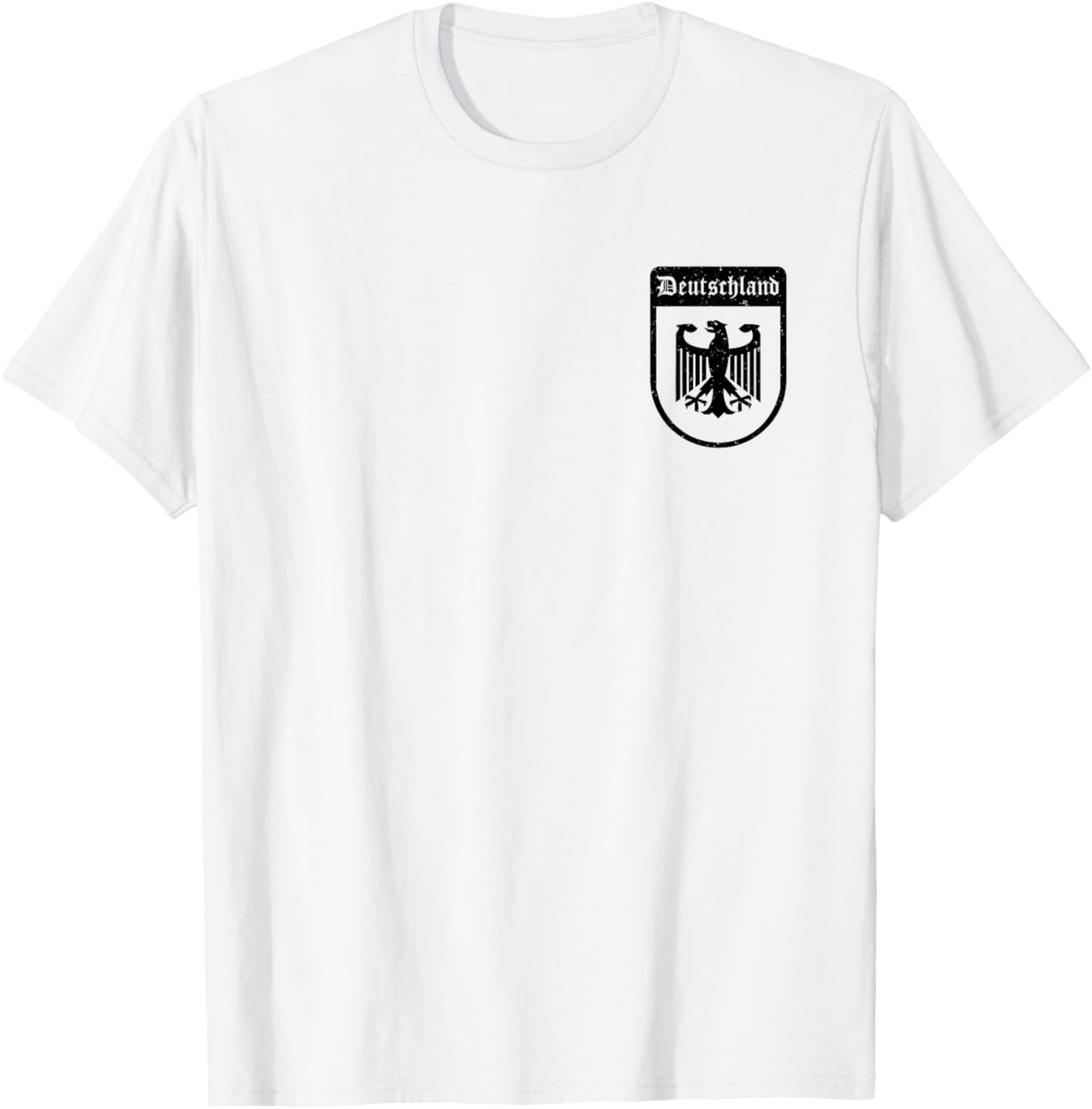 Deutschland Flagge Deutscher Adler Deutschland T-Shirt - T-Shirt | White