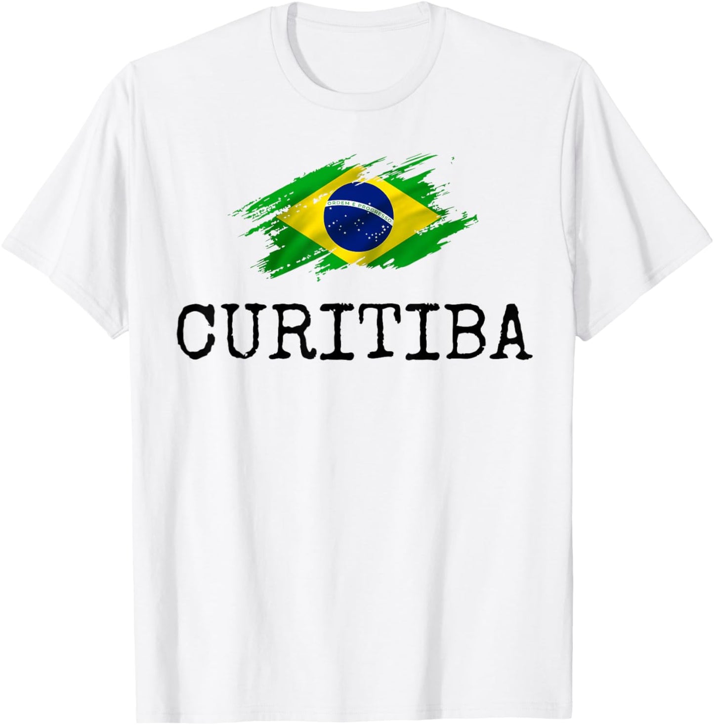Curitiba Brazil Country City Brazilian Fun Women Men Manaus T-Shirt - T-Shirt | White