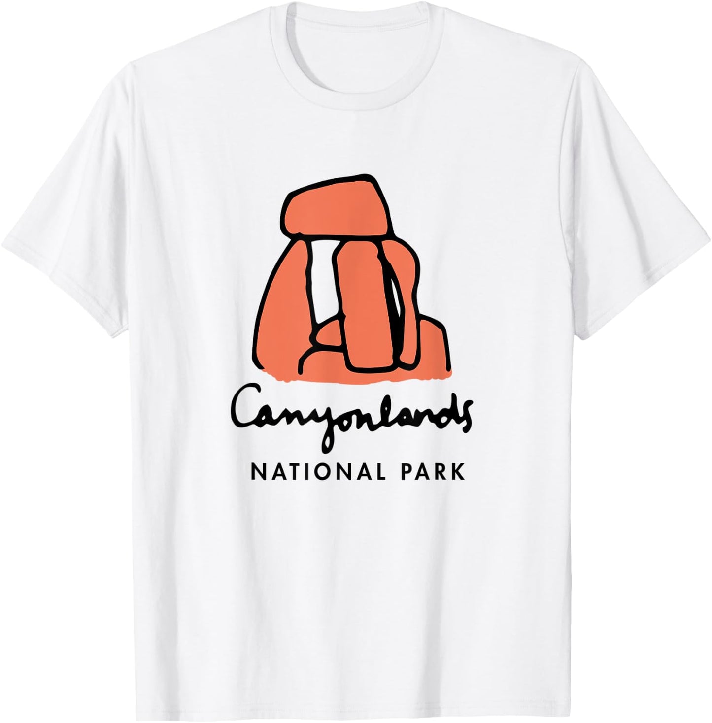 Family Vacation Design - Retro Canyonlands National Park T-Shirt - T-Shirt | White