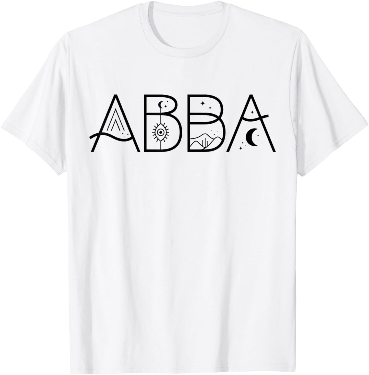 Abba Name Women Men Kids Abba Birthday Shirt Gift Abba Name T-Shirt - T-Shirt | White