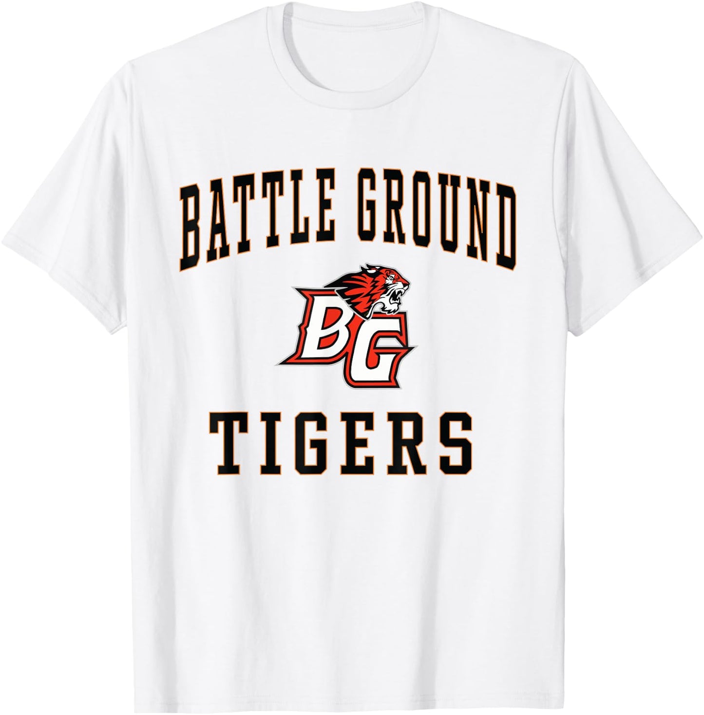 Battle Ground High School Tigers C1 T-Shirt - T-Shirt | White