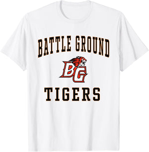 Battle Ground High School Tigers C1 T-Shirt - T-Shirt | White