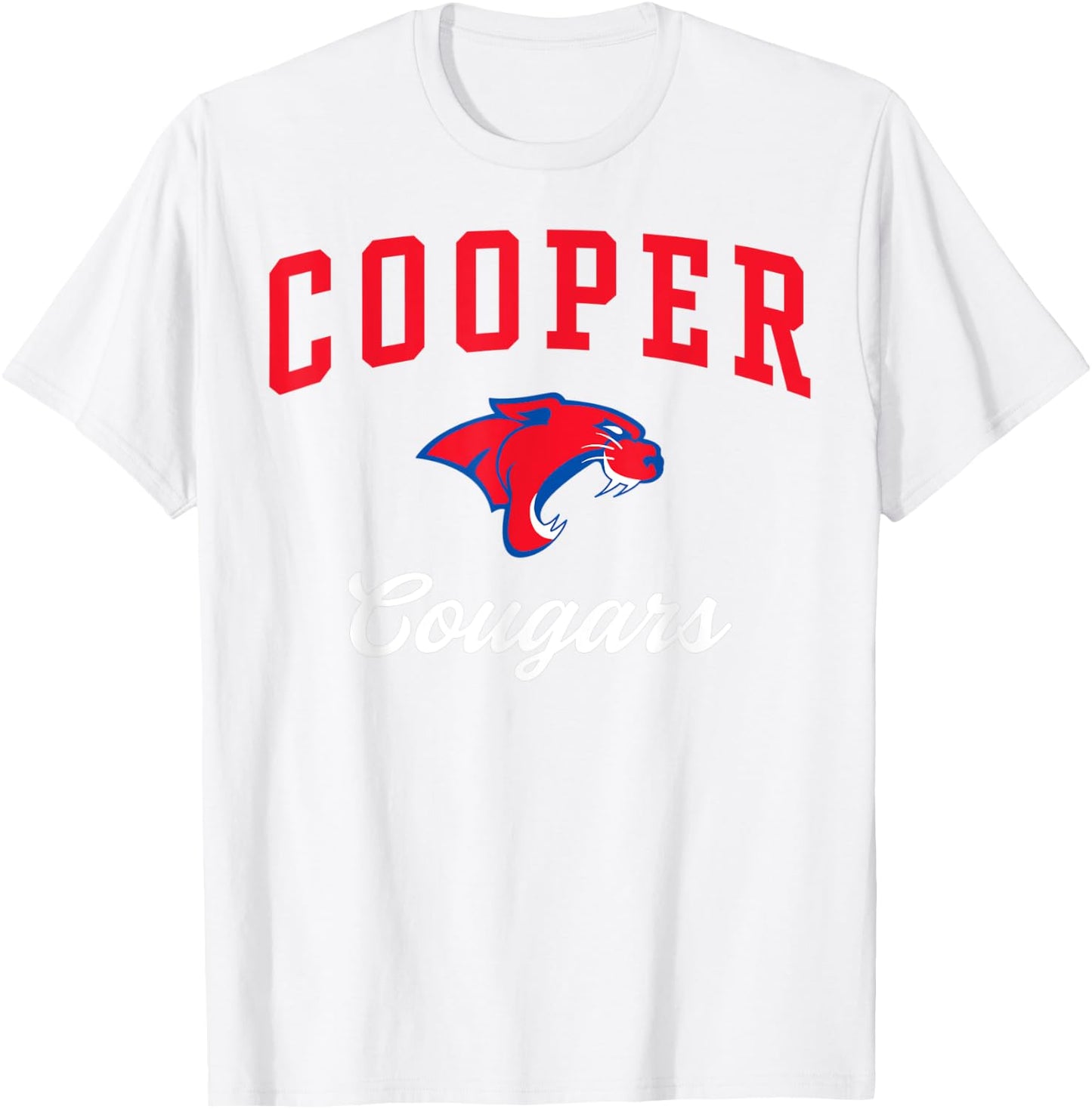 Cooper High School Cougars C3 T-Shirt - T-Shirt | White