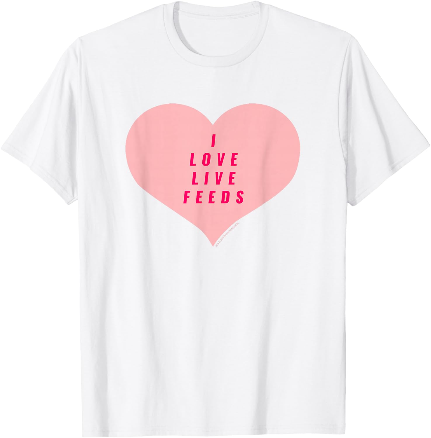 Big Brother Heart Live Feeds T-Shirt - T-Shirt | White