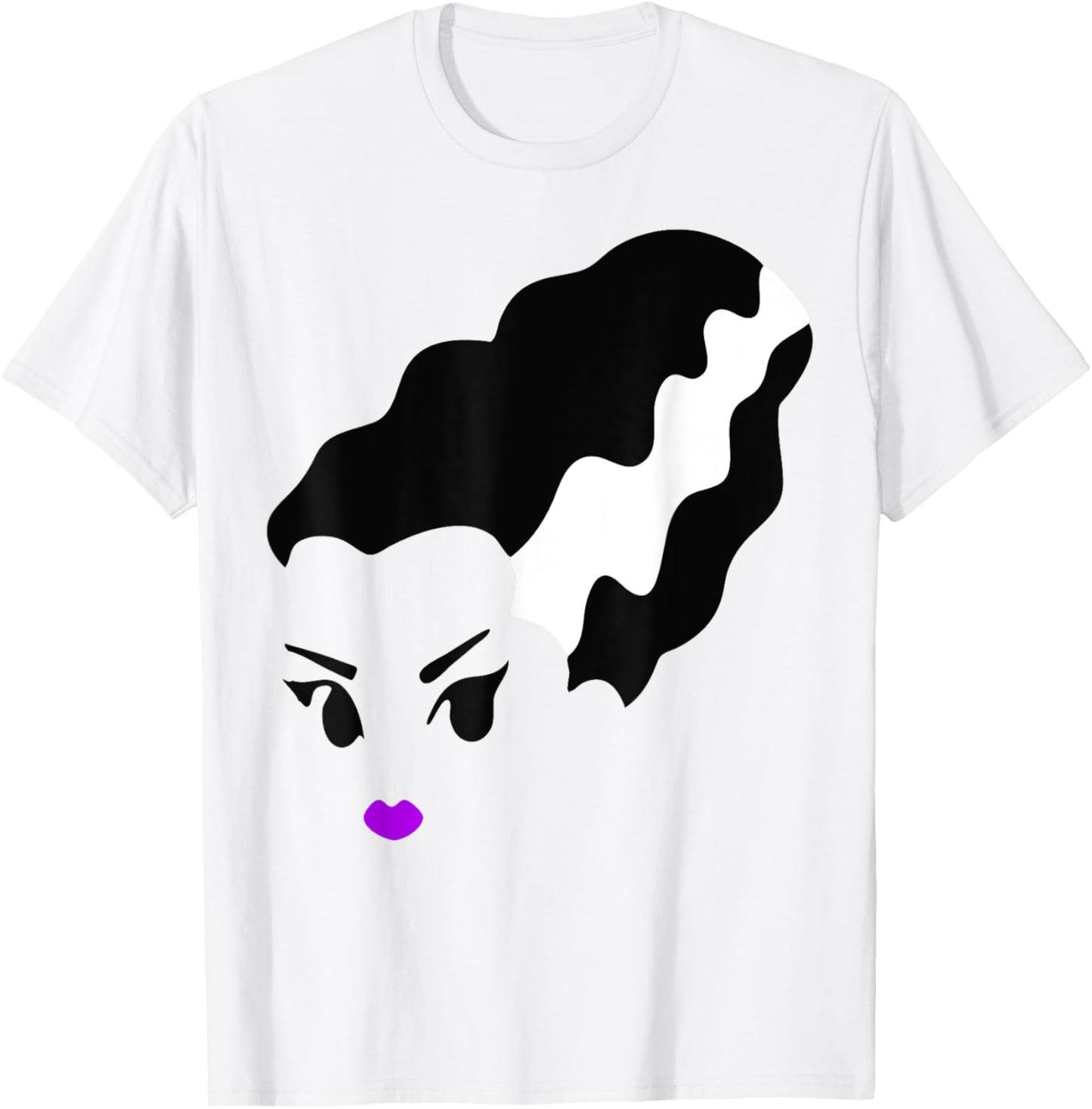 Bride of Frankenstein Monster Halloween Costume T-Shirt - T-Shirt | White