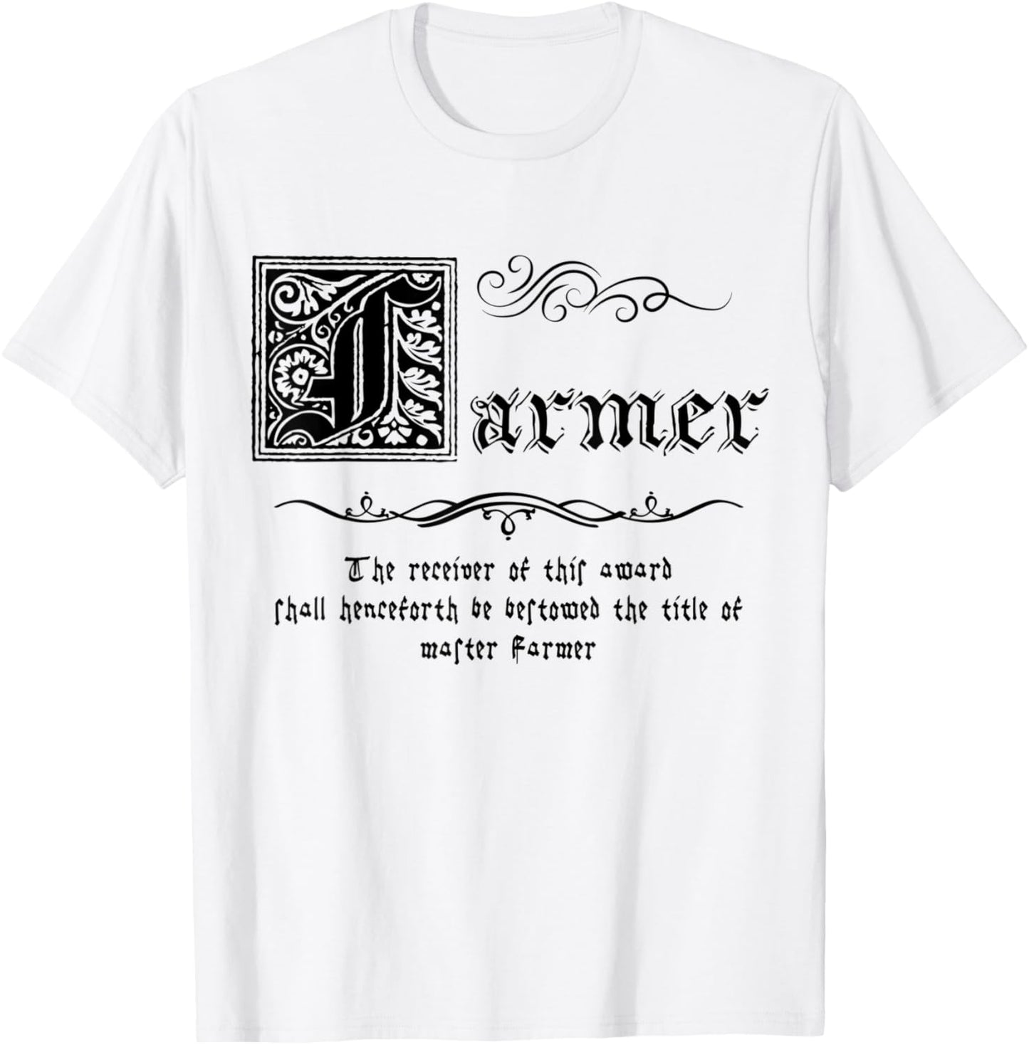 Medieval Master Farmer T-Shirt - T-Shirt | White