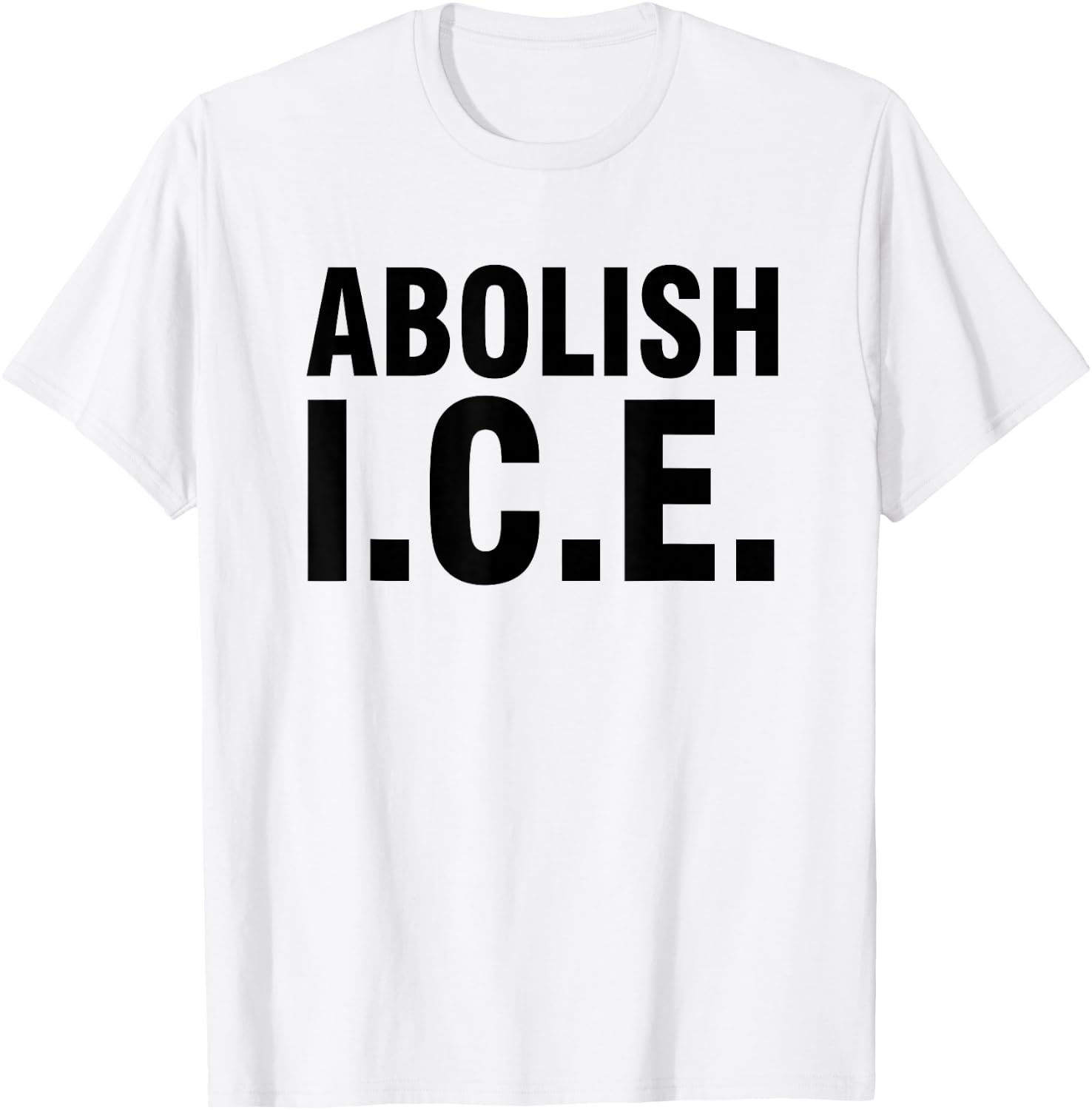 Abolish ICE T-Shirt - T-Shirt | White