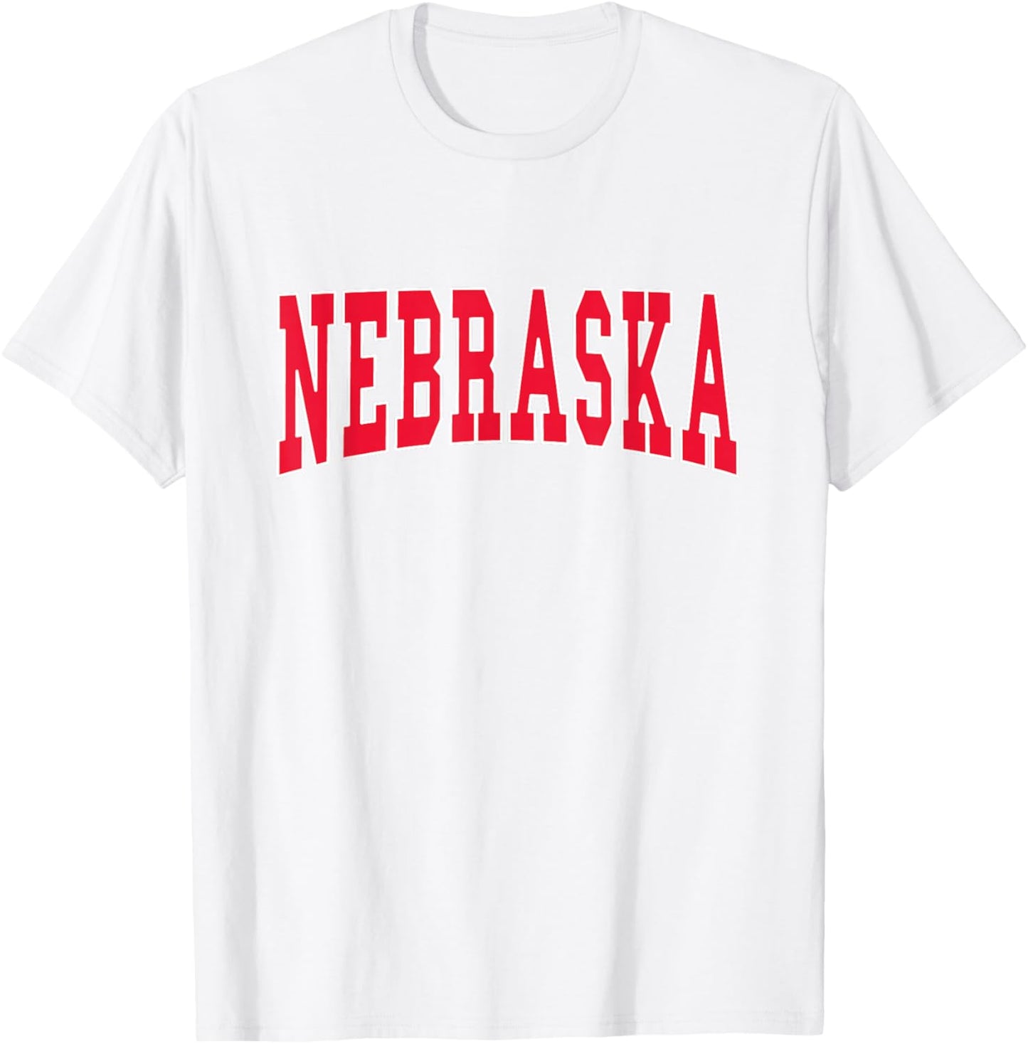 NEBRASKA - Throwback Design - Classic T-Shirt - T-Shirt | White