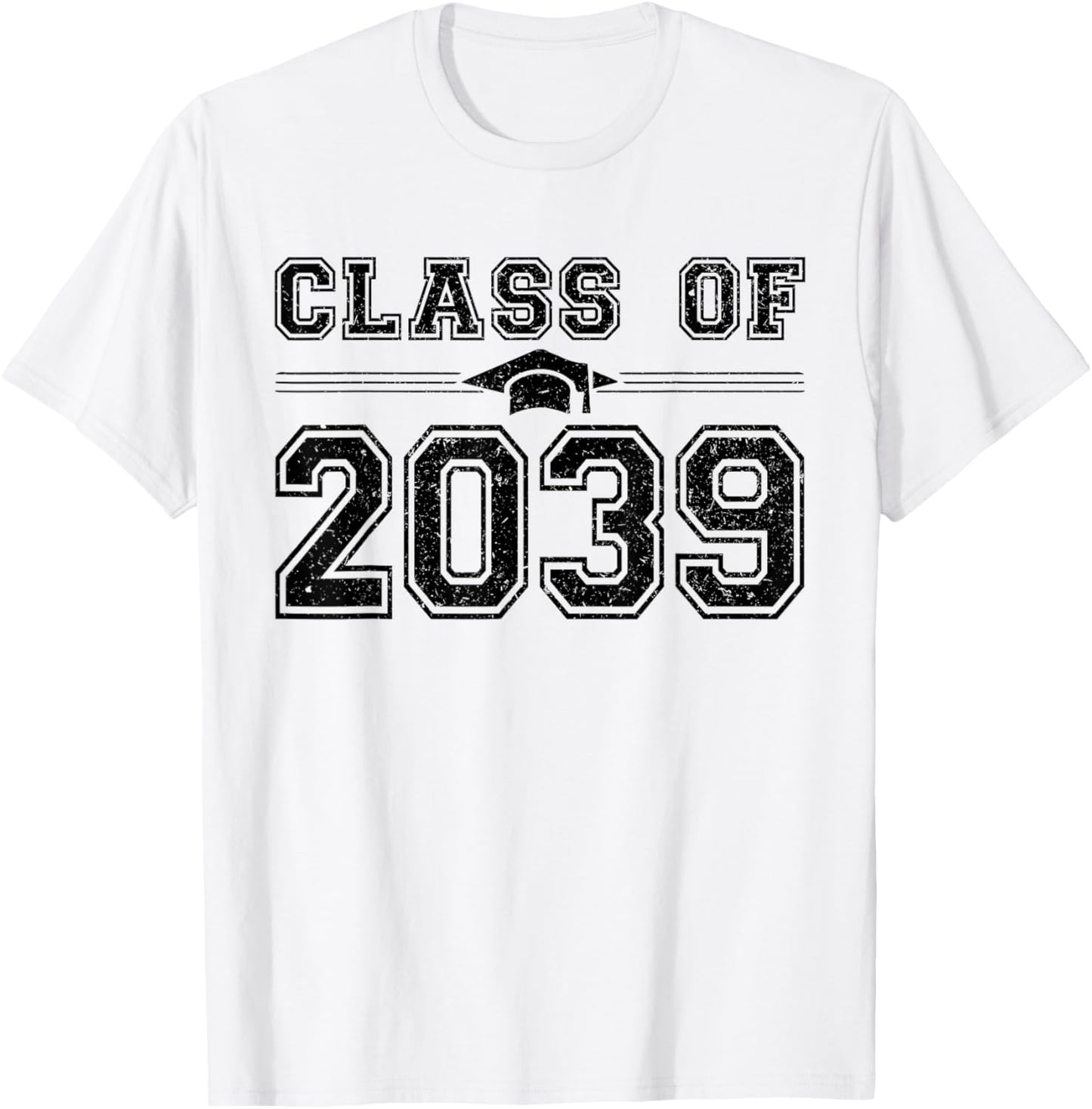 Class of 2039 Grow With Me First Day of School Graduation T-Shirt - T-Shirt | White