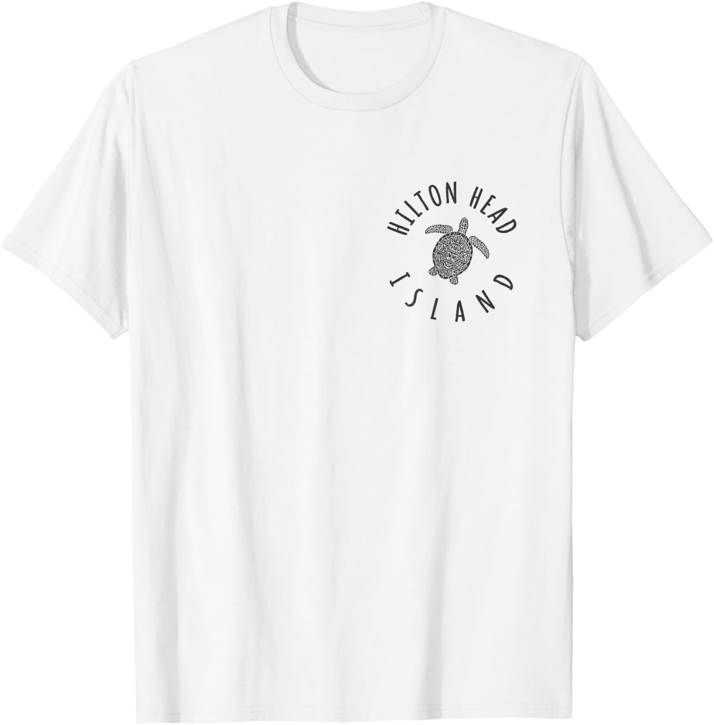 JCombs: Hilton Head Island, SC, Sea Turtle (2-Sided) T-Shirt - T-Shirt | White