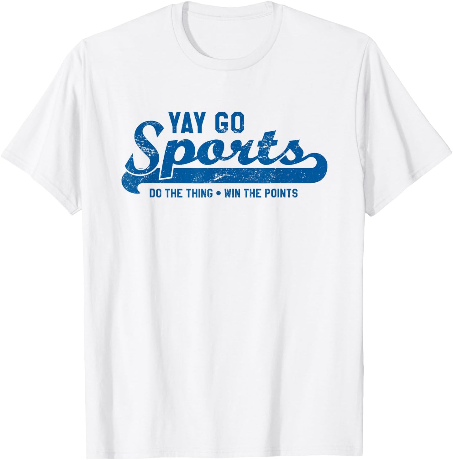 Yay Go Sports! Funny Sports T-Shirt - T-Shirt | White