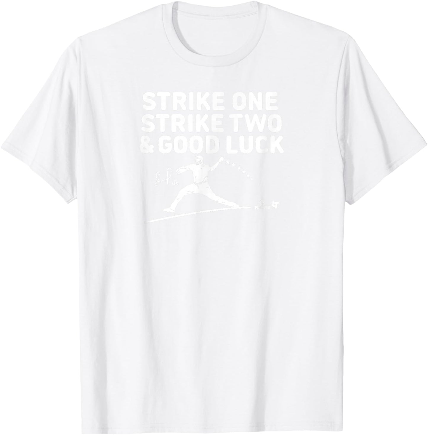 Jose Alvarado Strike 1 Strike 2 & Good Luck - Philadelphia T-Shirt - T-Shirt | White