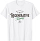 Regenerative Agriculture - Men's -Adults Grey Classic Fit Short Sleeve - Small - Regenerative Farming T-Shirt - T-Shirt | White