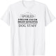 Spoiled English Cream Golden Retriever dog staff for pet Men Women Kids T-Shirt - T-Shirt | White
