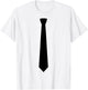 Ties Business Dress Code Elegant Carnival T-Shirt - T-Shirt | White