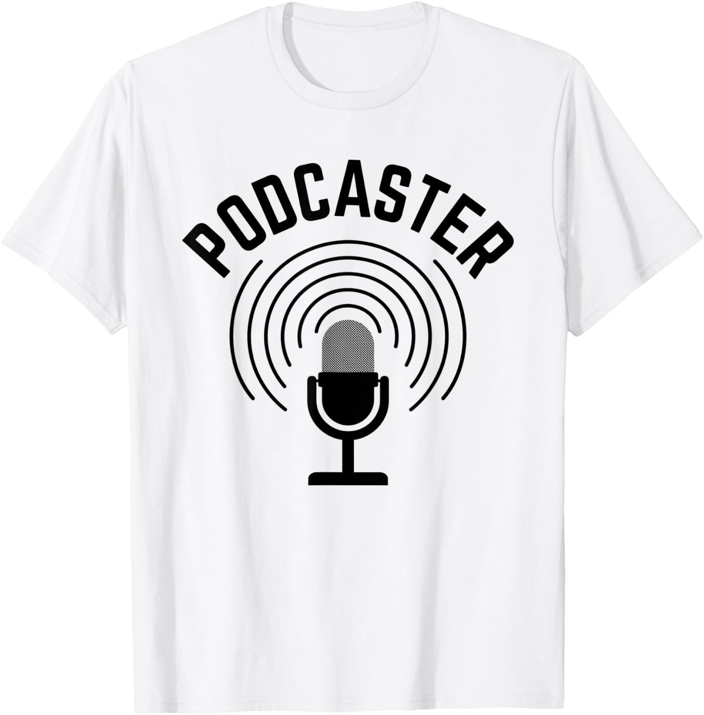 Podcaster T-Shirt - T-Shirt | White