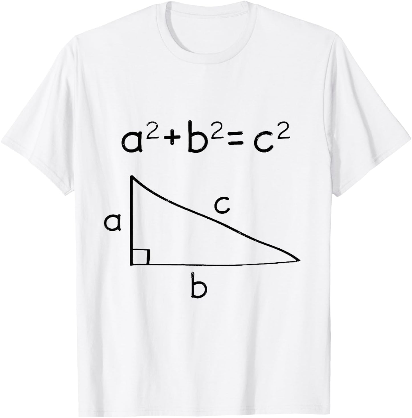 Pythagorean Theorem T-Shirt - T-Shirt | White