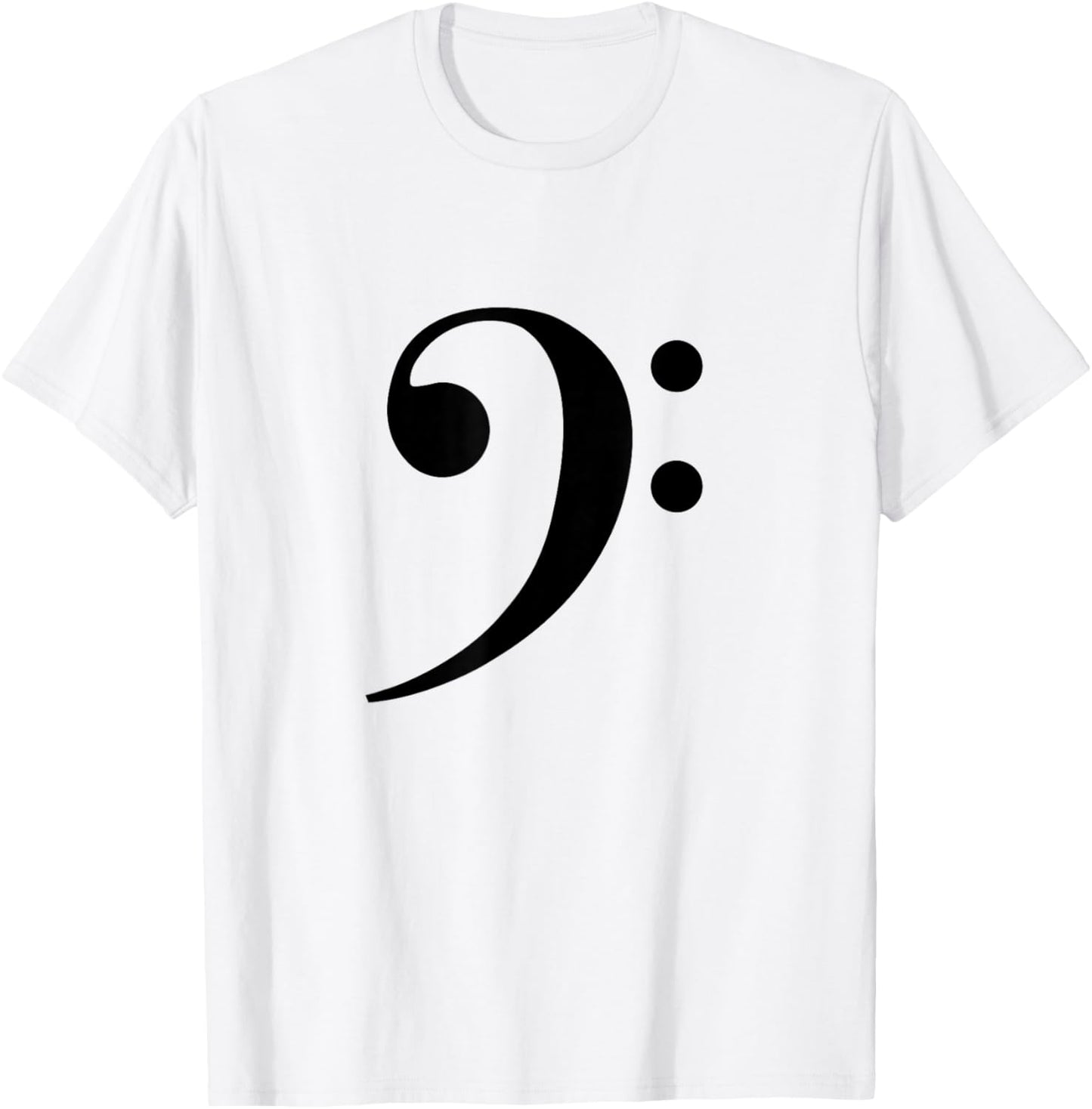 Bass Clef T-Shirt - T-Shirt | White
