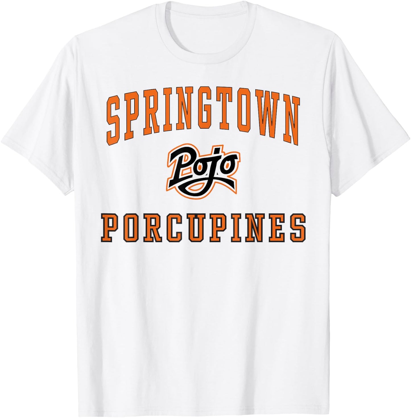 Springtown High School Porcupines C1 T-Shirt - T-Shirt | White