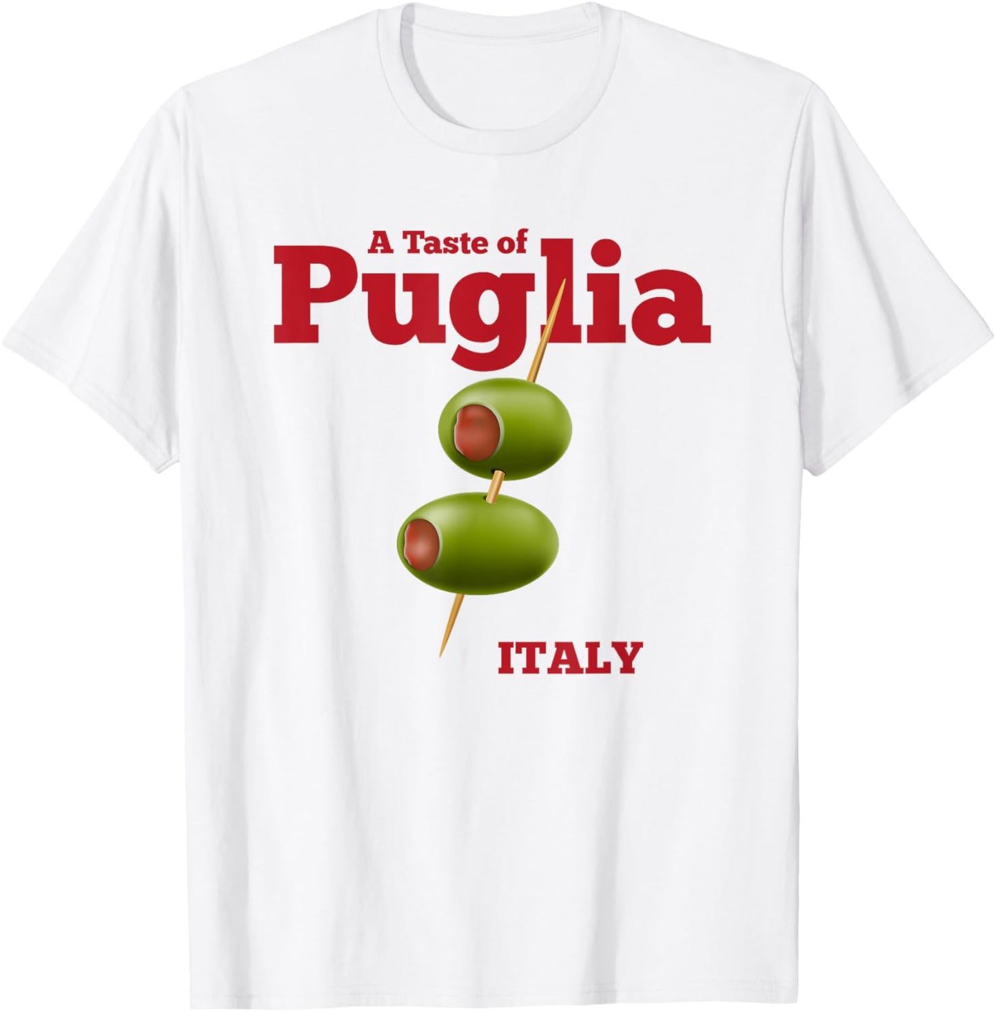 Puglia Olives T-Shirt - T-Shirt | White