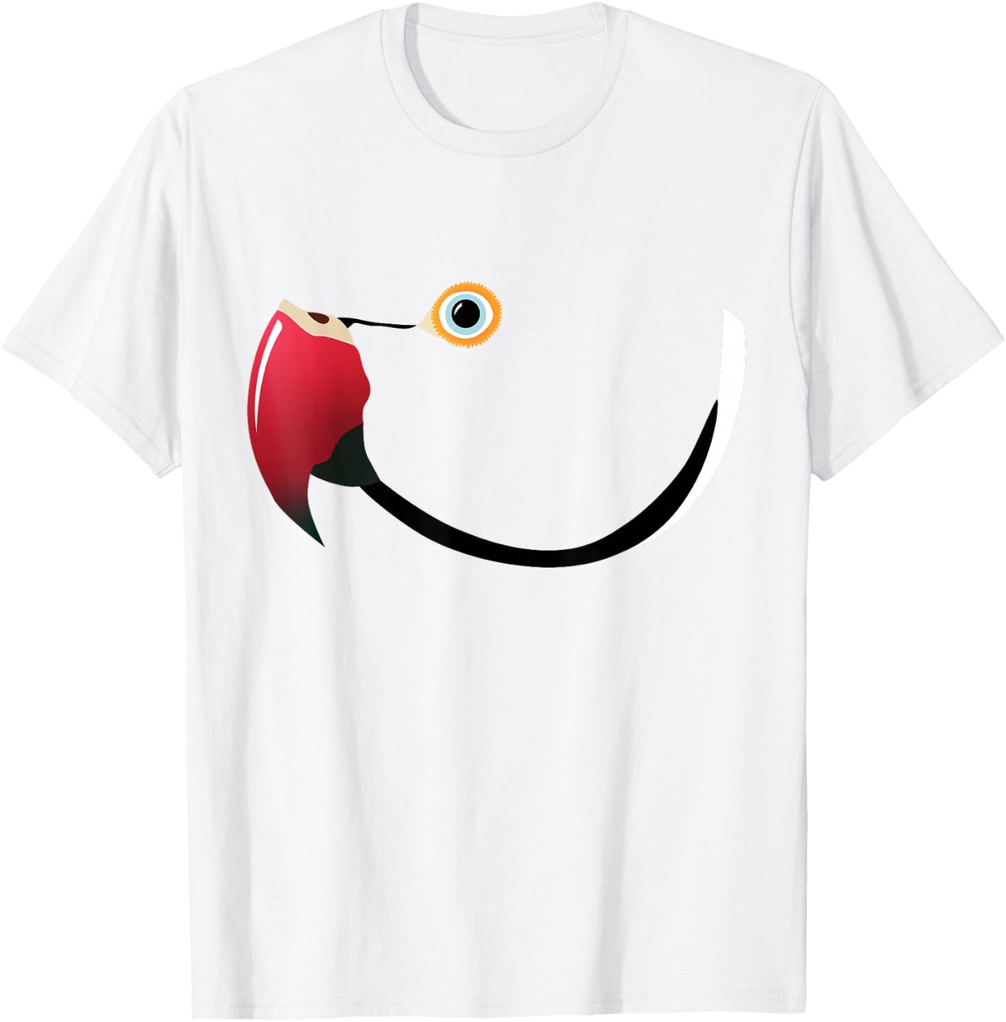 Indian Ringneck Parakeet - Blue T-Shirt - T-Shirt | White