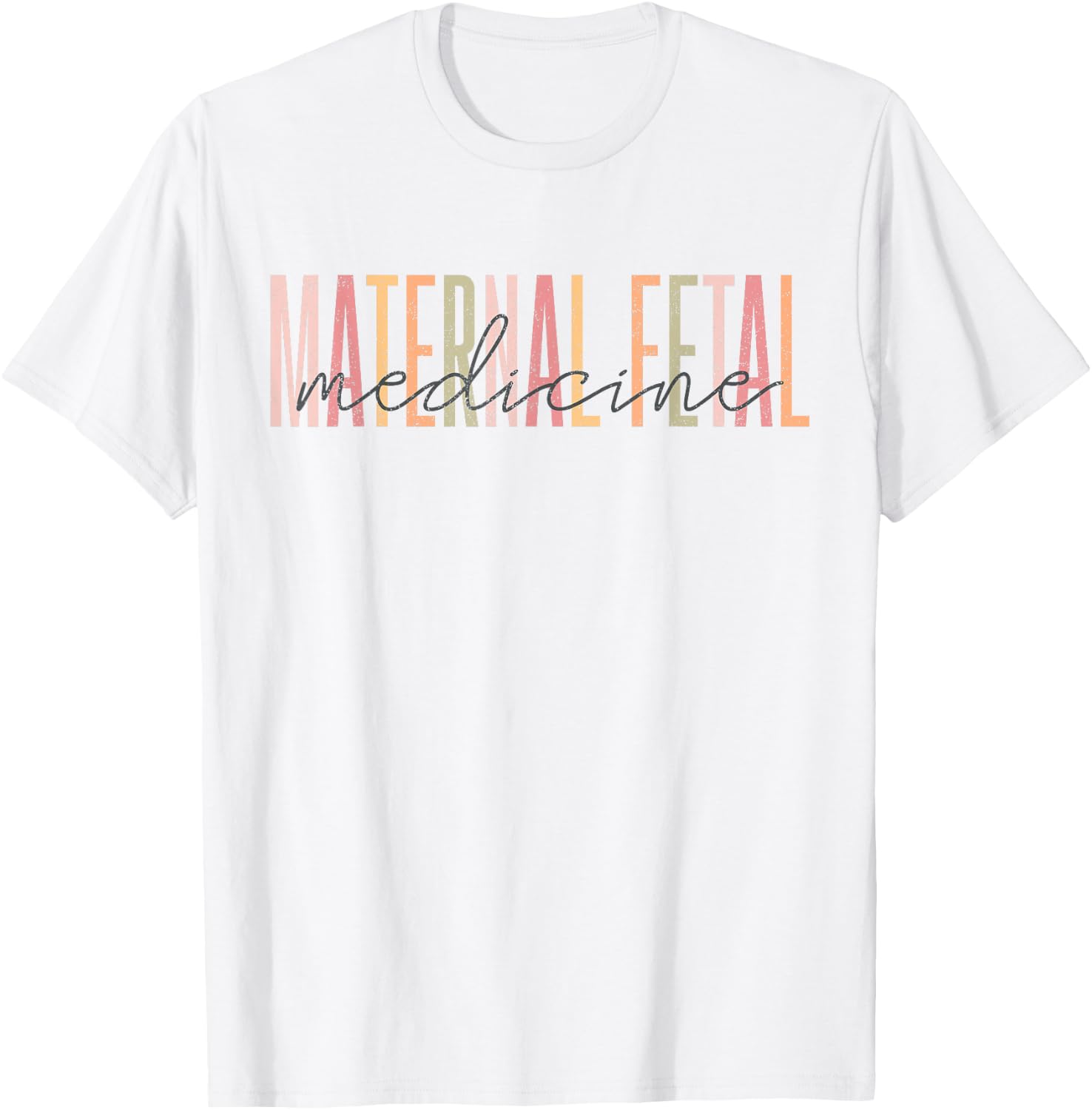Maternal Fetal Medicine Sonographer MFM Sonographer Caring f T-Shirt - T-Shirt | White