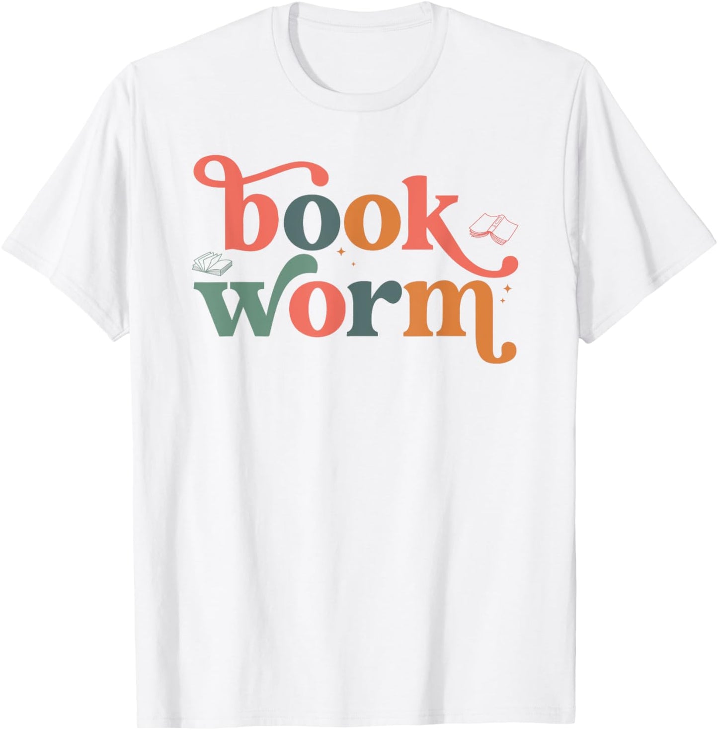 Book Worm Reading Women Book Lovers T-Shirt - T-Shirt | White
