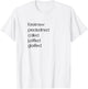 Foreknew Predestined Called Justified Glorified Romans 8 T-Shirt - T-Shirt | White