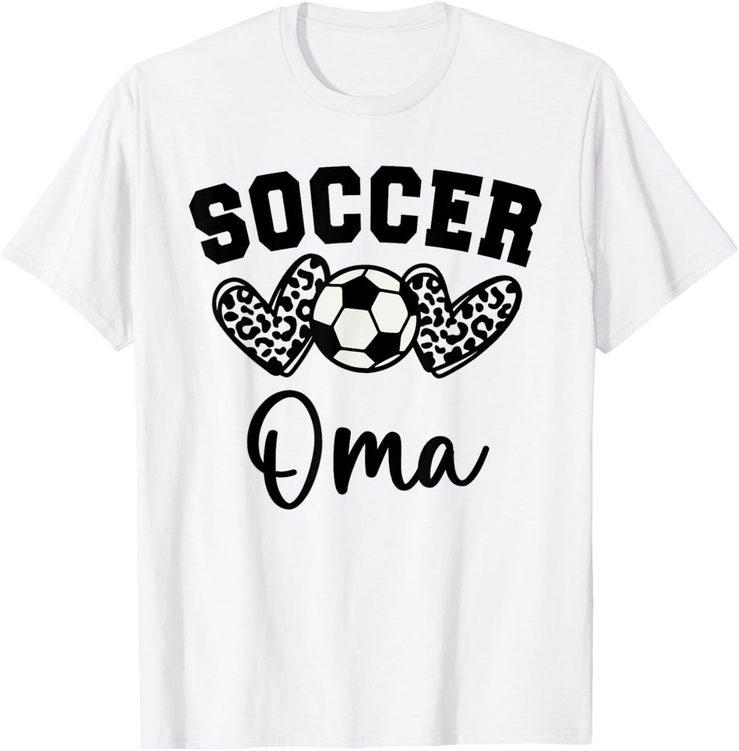 Soccer Oma Matching Family Soccer T-Shirt - T-Shirt | White