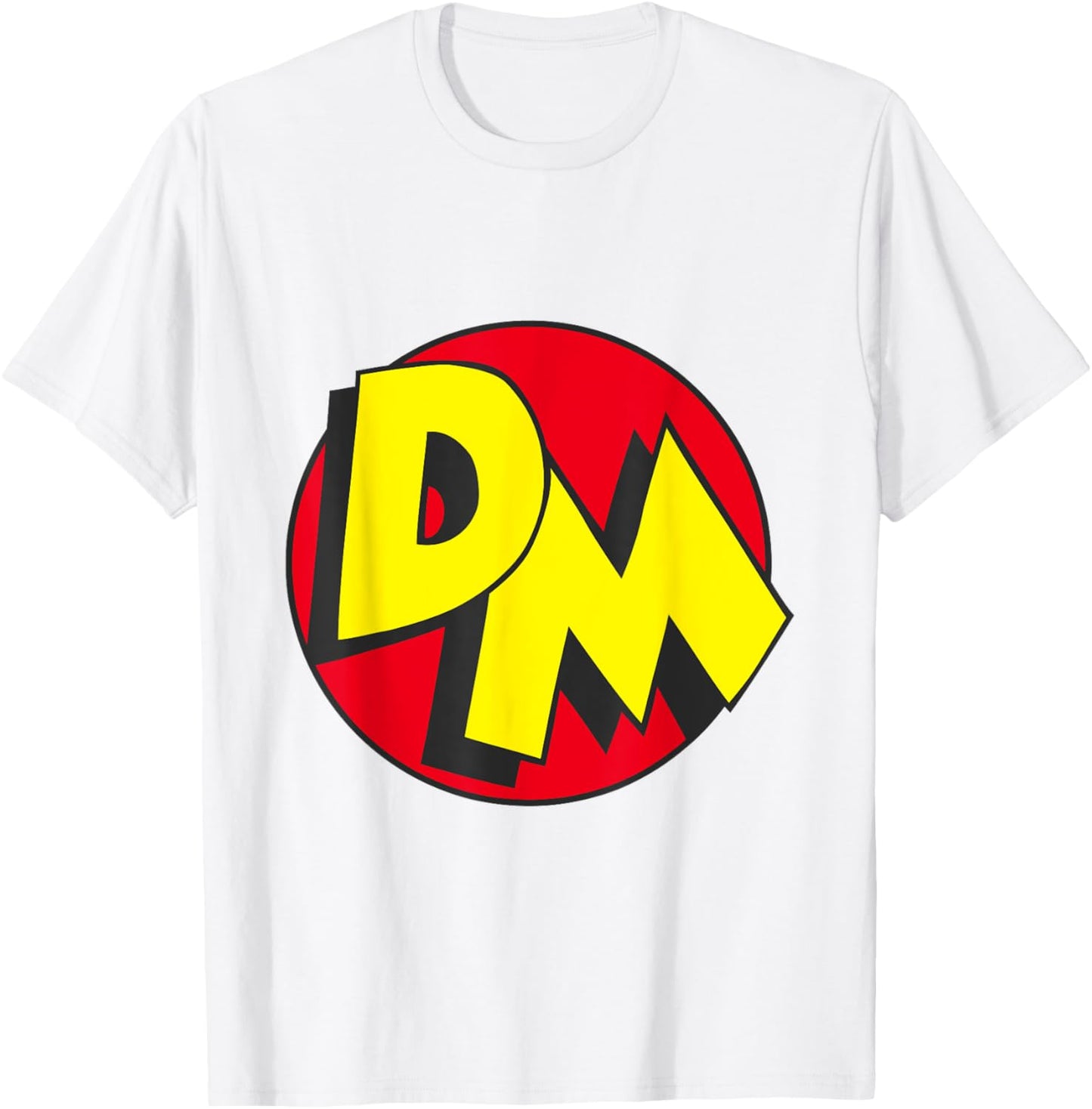 Danger Mouse Classic DM Logo T-Shirt - T-Shirt | White