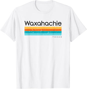 Vintage Waxahachie TX Texas USA Retro Design T-Shirt - T-Shirt | White
