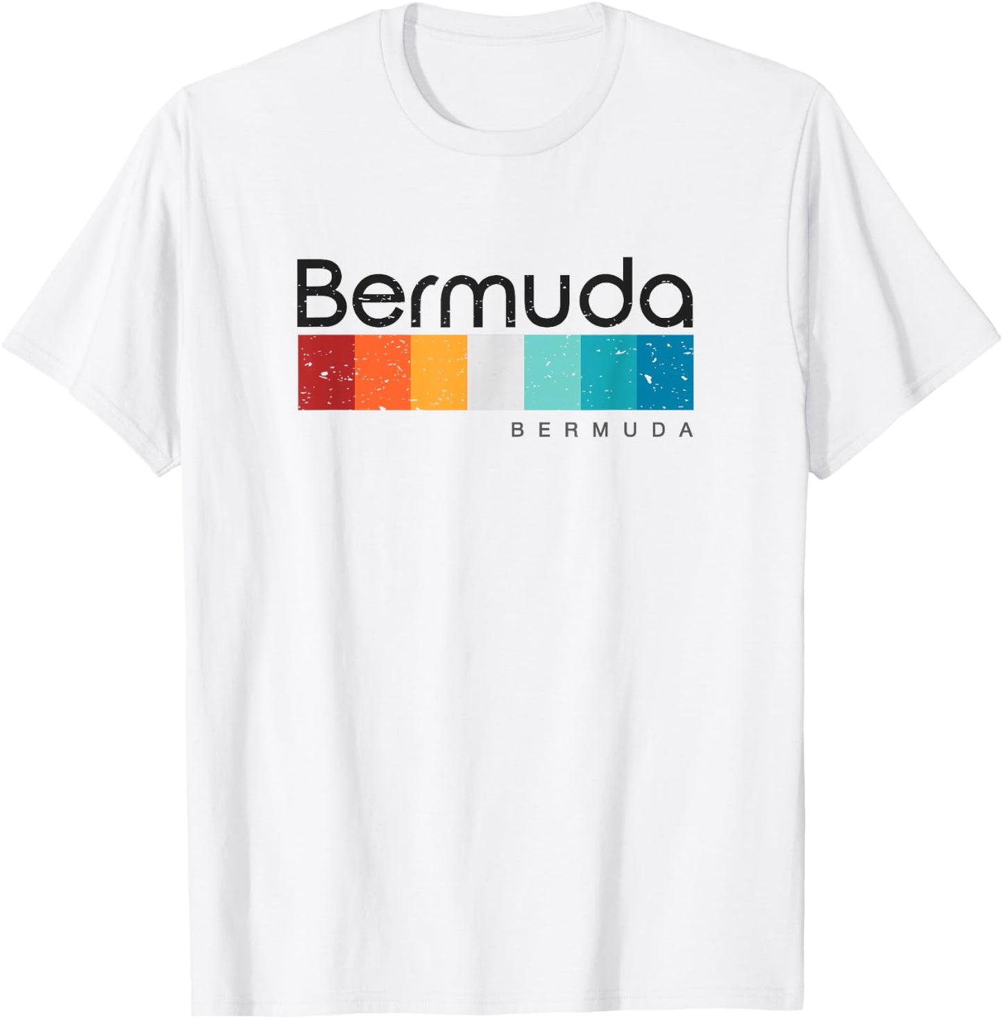 Vintage Bermuda Retro Design T-Shirt - T-Shirt | White