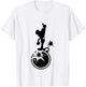 Danger Mouse Explosion Silhouette T-Shirt - T-Shirt | White