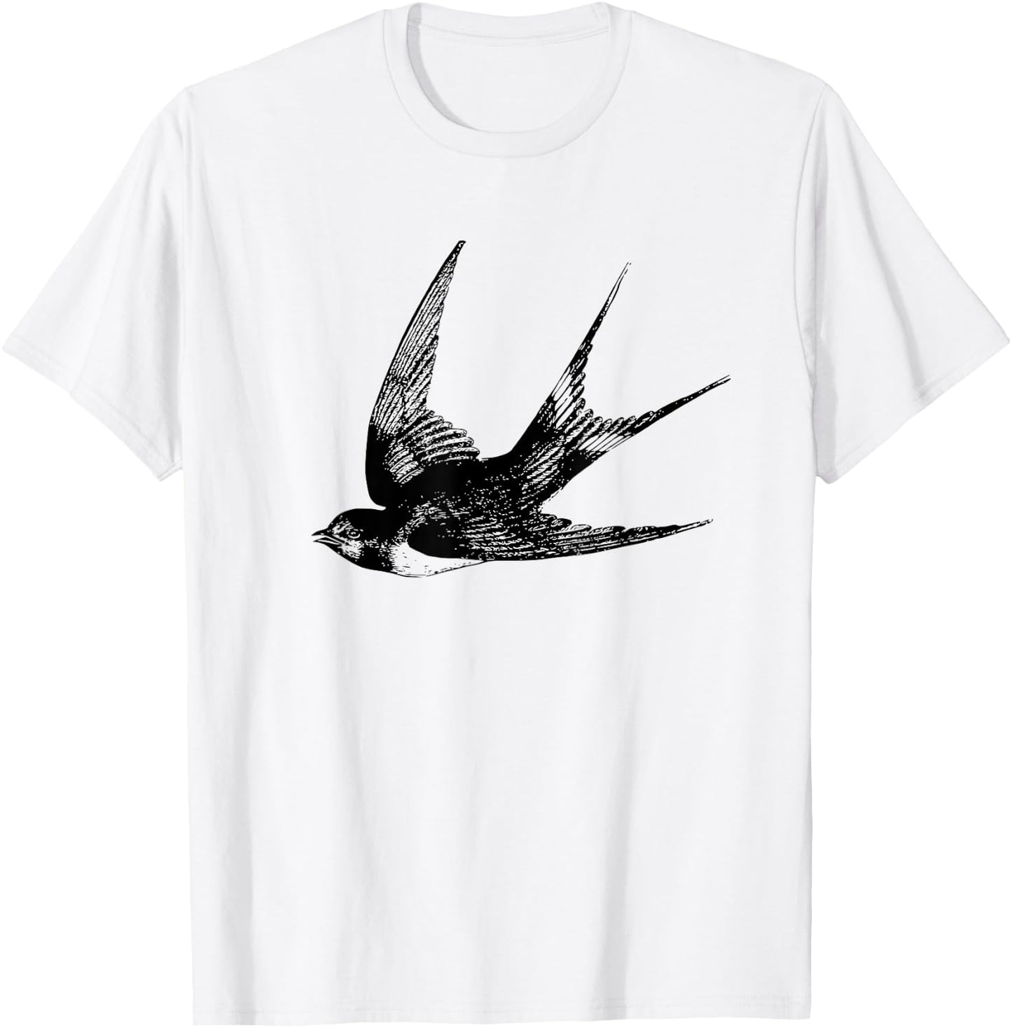 Swallow Bird Birding Animal Lover Gift T-Shirt - T-Shirt | White