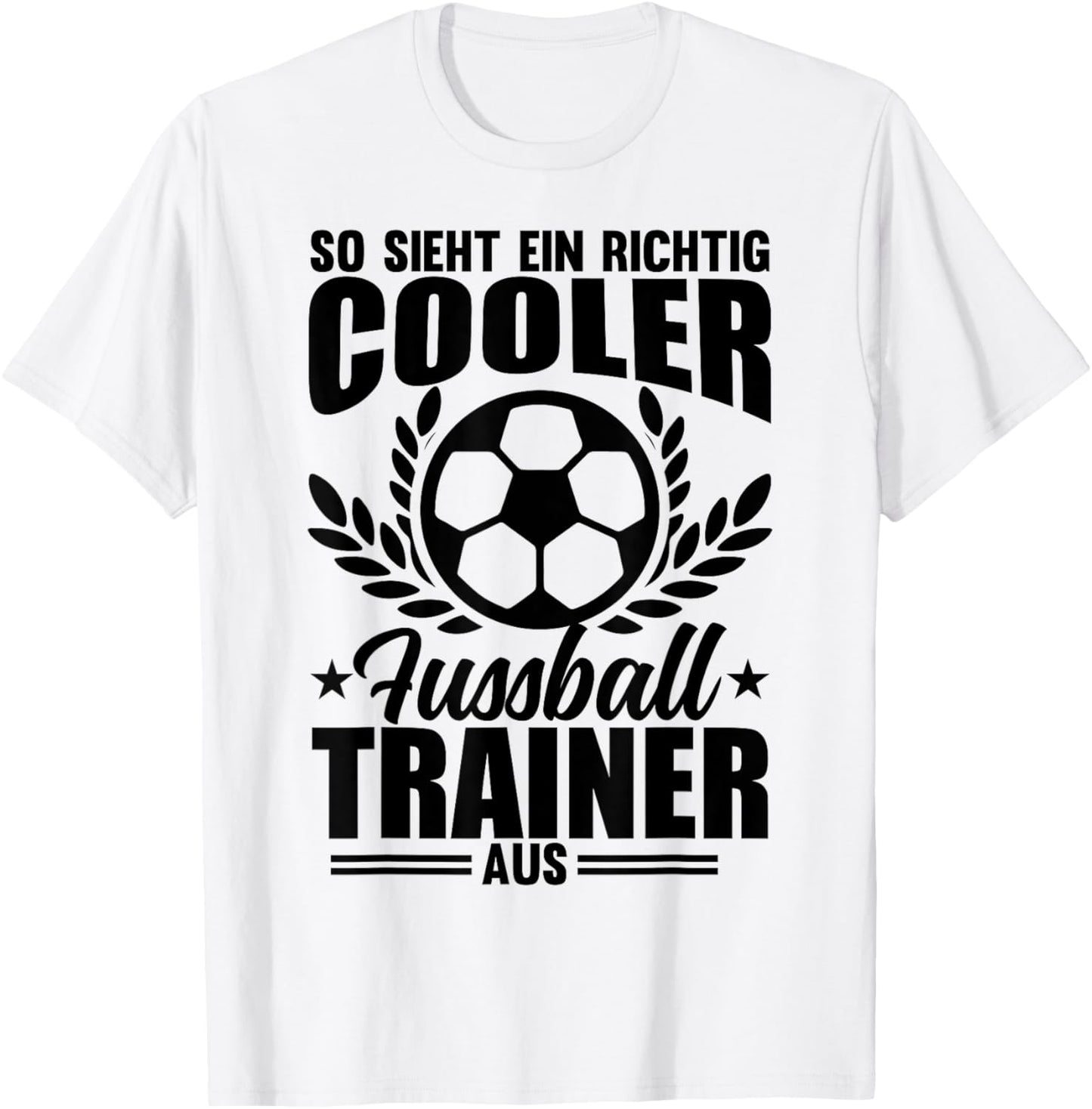 Fussballtrainer Spruch Geschenk Bester Fußball-Trainer Gesch T-Shirt - T-Shirt | White