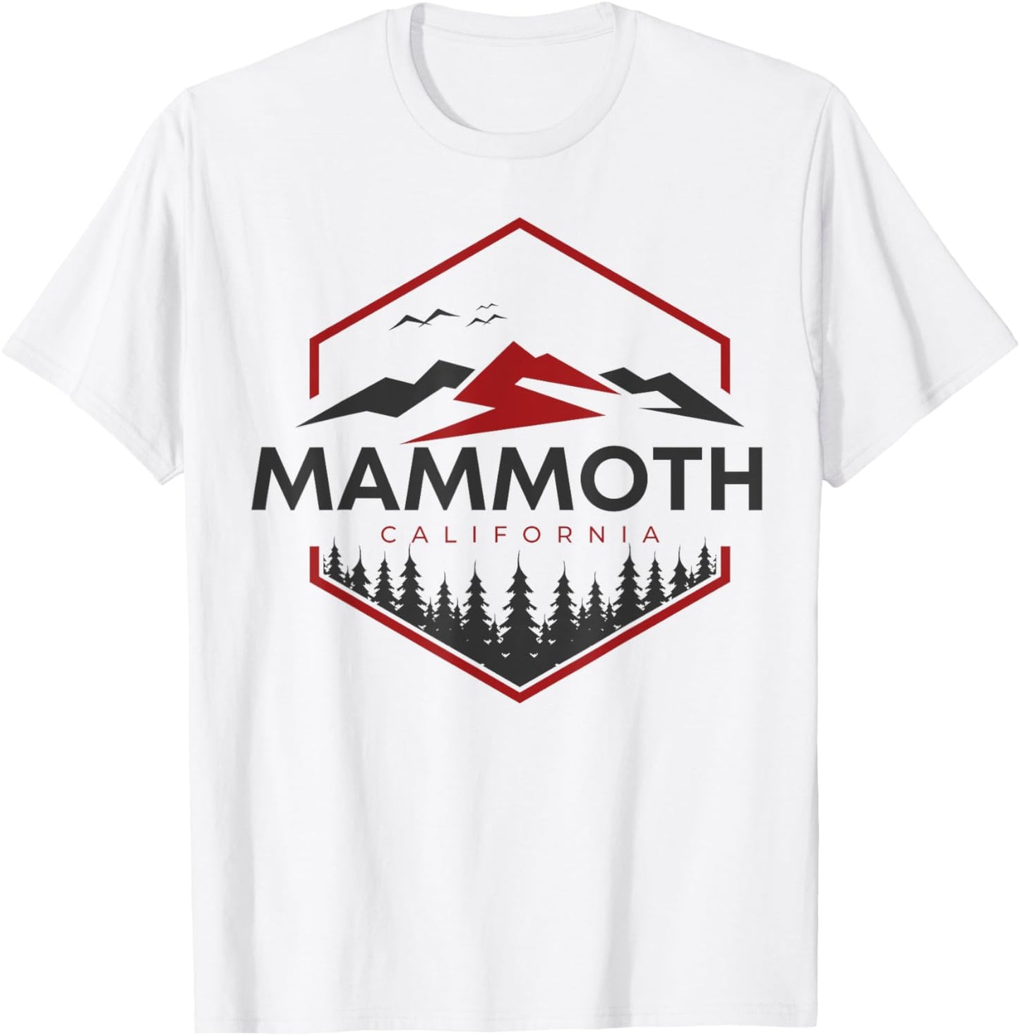 Mammoth California Epic Mountain Views T-Shirt - T-Shirt | White