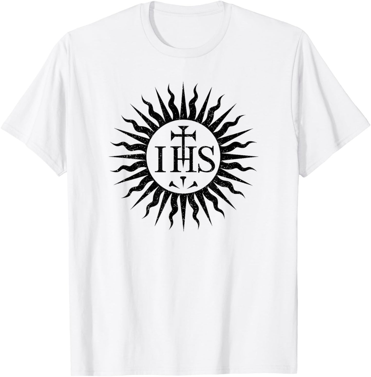Ihs Symbol Christogram Monogram of Jesus Christ T-Shirt - T-Shirt | White